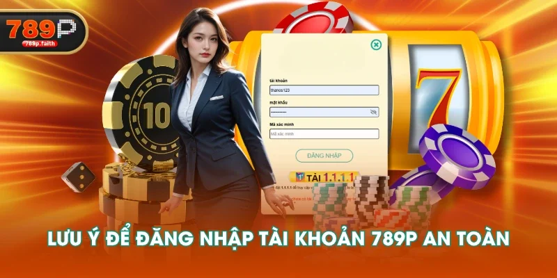 Lưu ý để đăng nhập tài khoản 789P an toàn